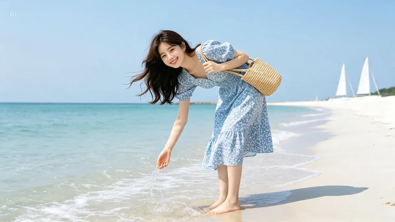 광안리 바다를 배경으로 한 스냅