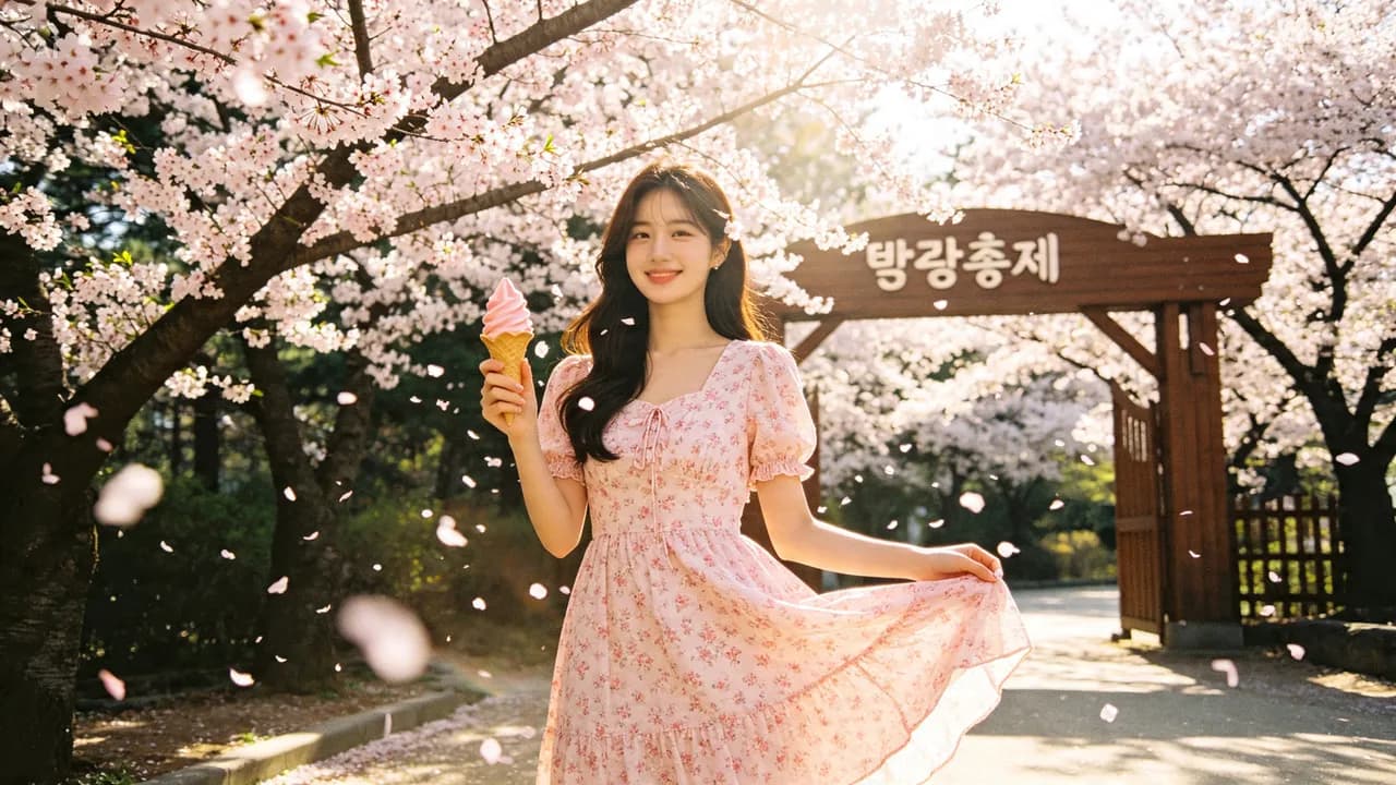 명지국제신도시 야경 속 스냅